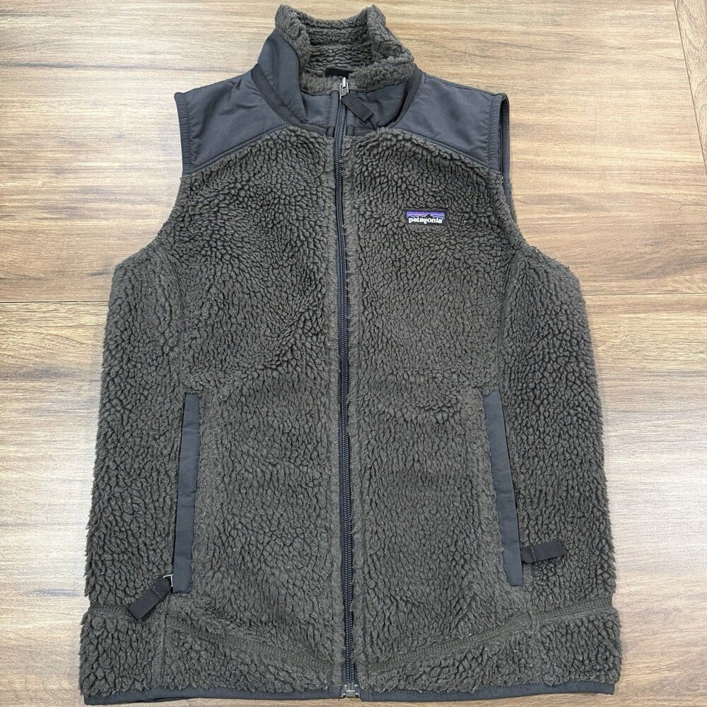 Patagonia Retro X Vest Women Full Zip Deep Pile Warm Outdoors Jacket‎ Size Small